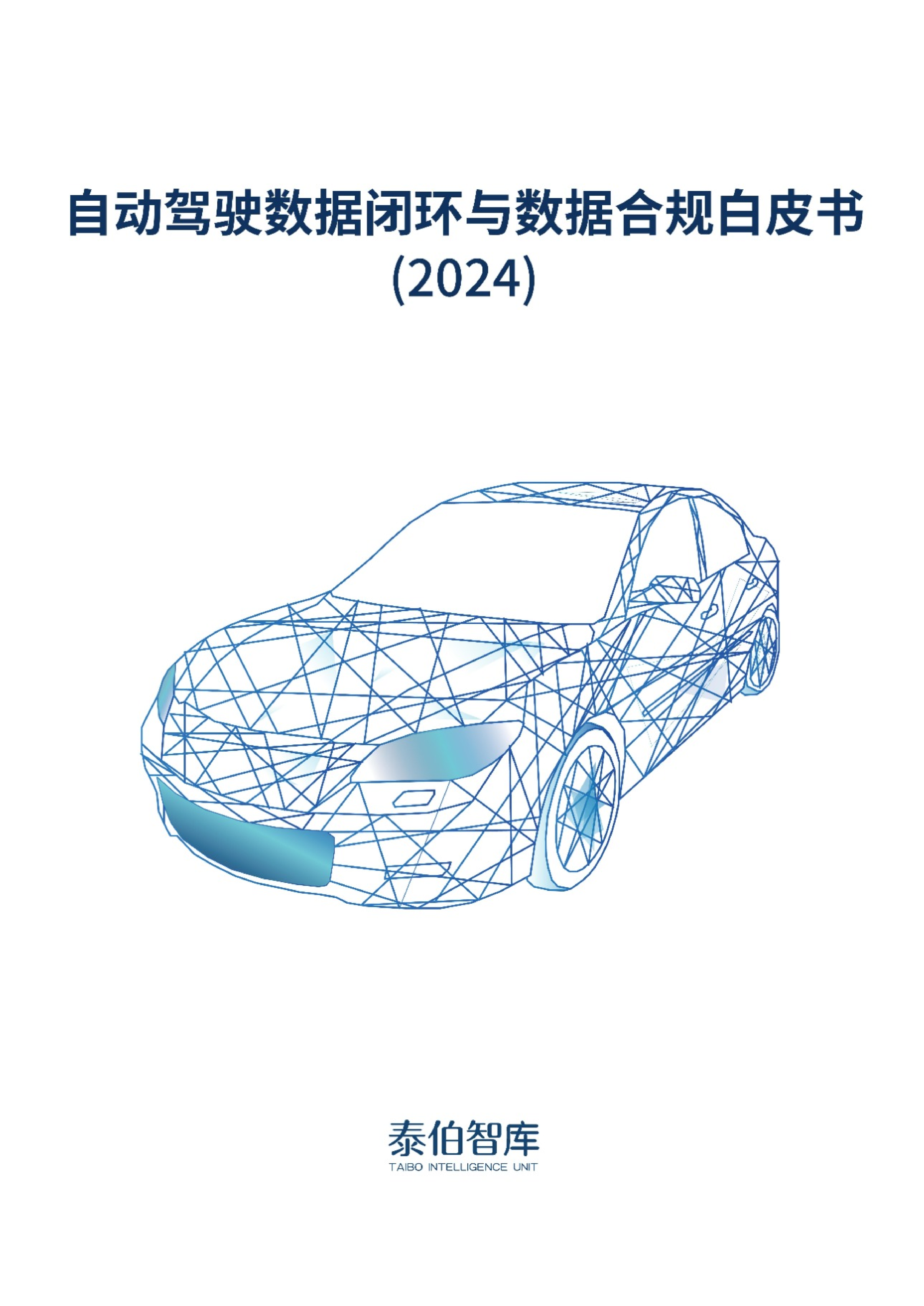 泰伯智库自动驾驶数据闭环与数据合规白皮书202454页